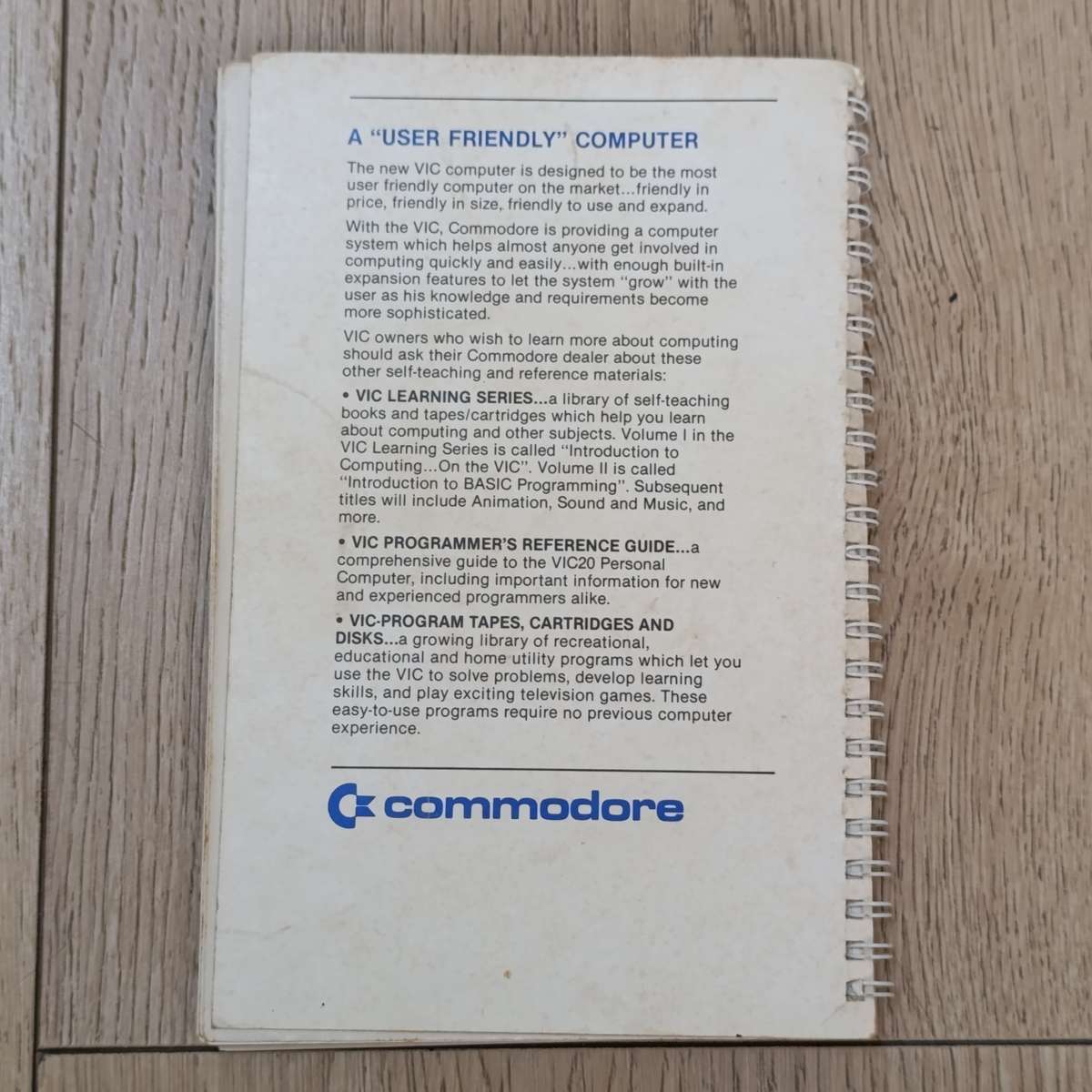 Vintage Commodore Vic - 20 colour computer gaming console with eternal audio input