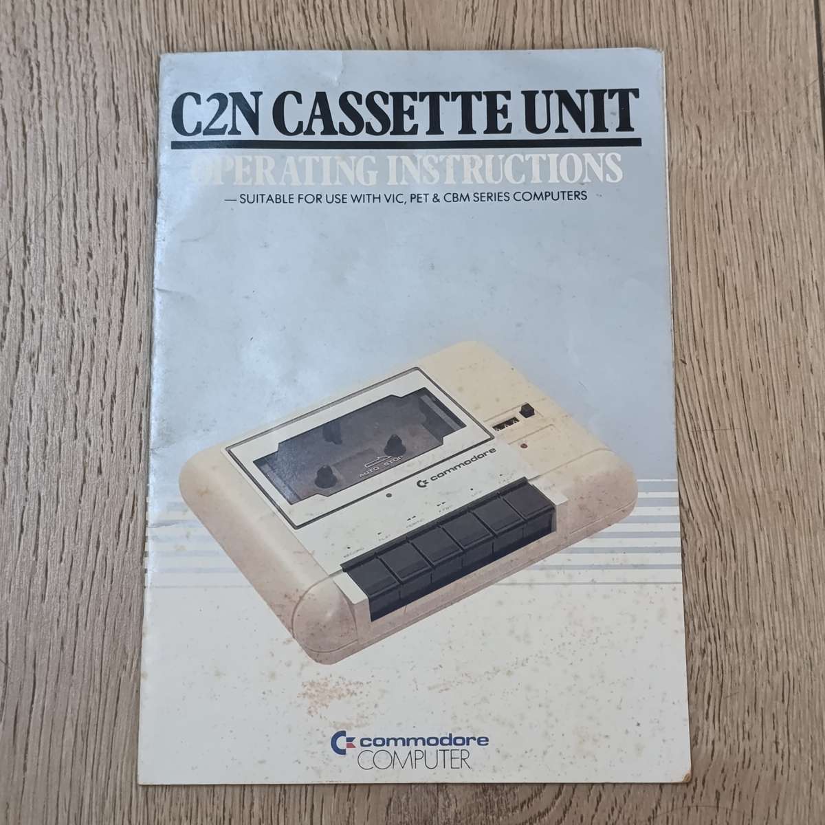 Vintage Commodore Vic - 20 colour computer gaming console with eternal audio input