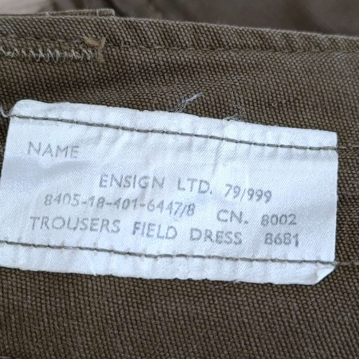 SADF Nutria combat trousers - size 34