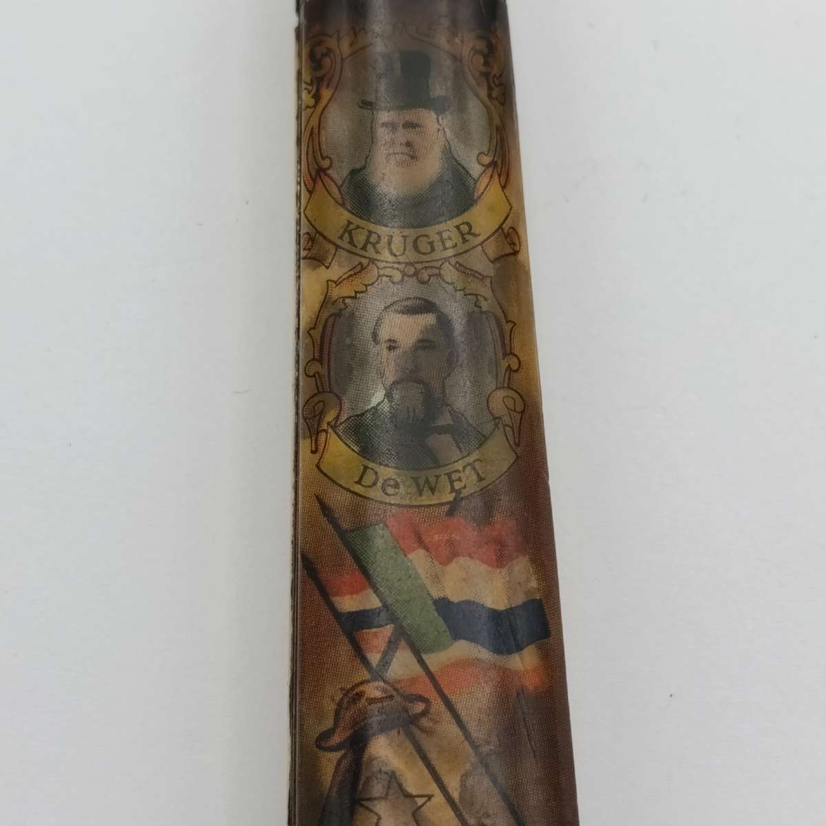 Vintage Kruger and De Wet colourful pocket knife by Richards