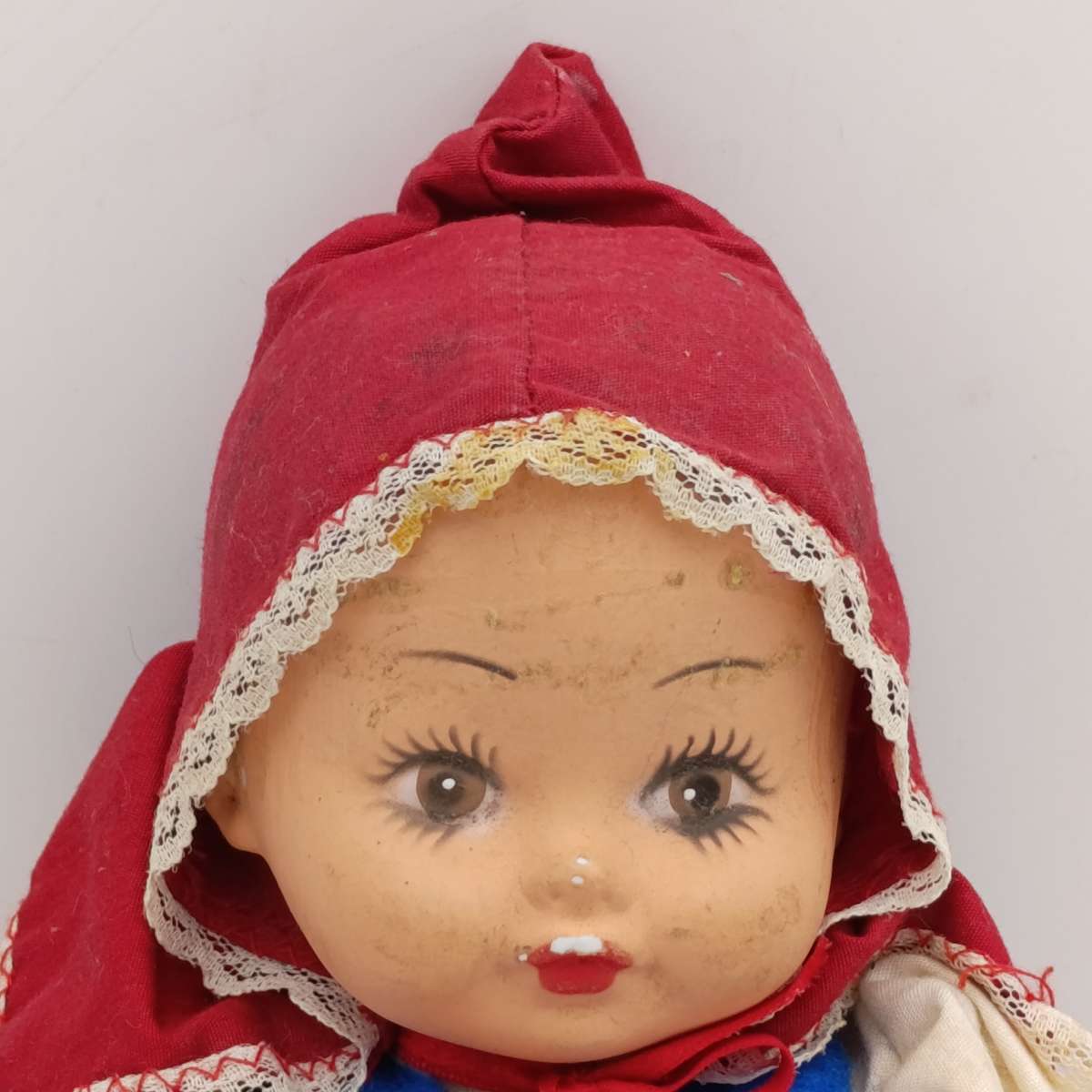Vintage Litlle Red Riding hood and Wolf reversible doll