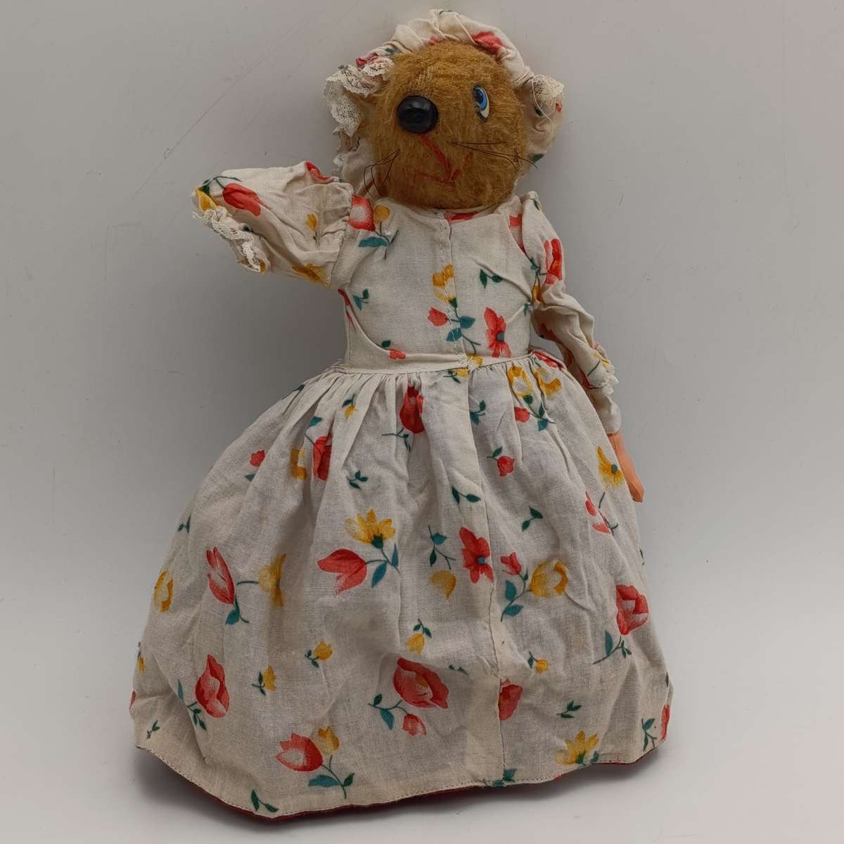 Vintage Litlle Red Riding hood and Wolf reversible doll