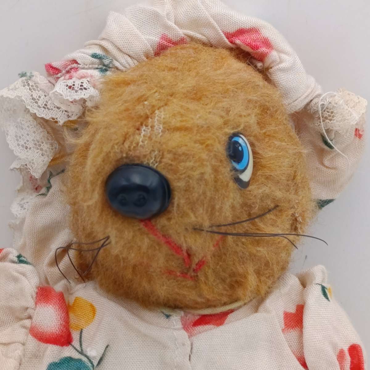 Vintage Litlle Red Riding hood and Wolf reversible doll