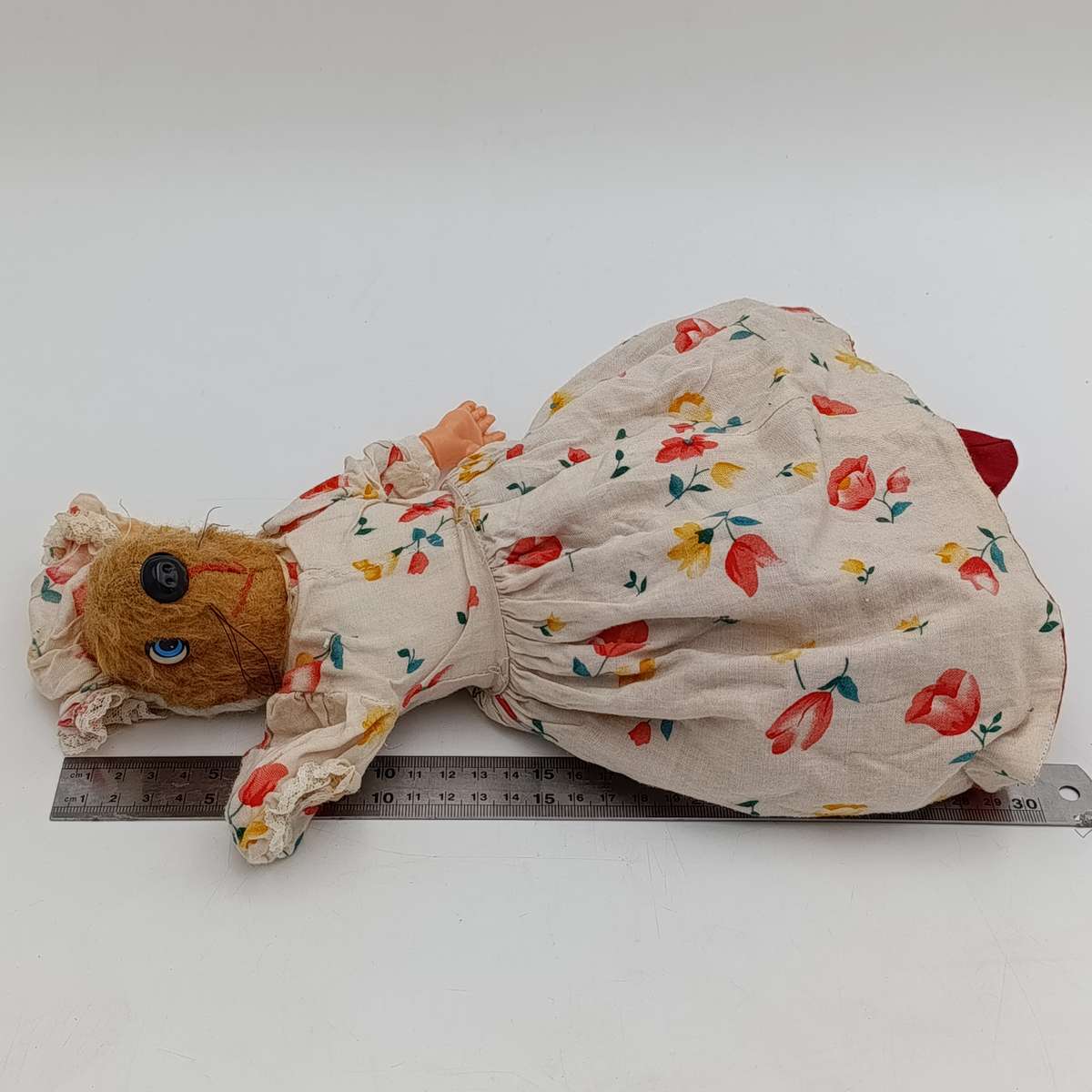 Vintage Litlle Red Riding hood and Wolf reversible doll