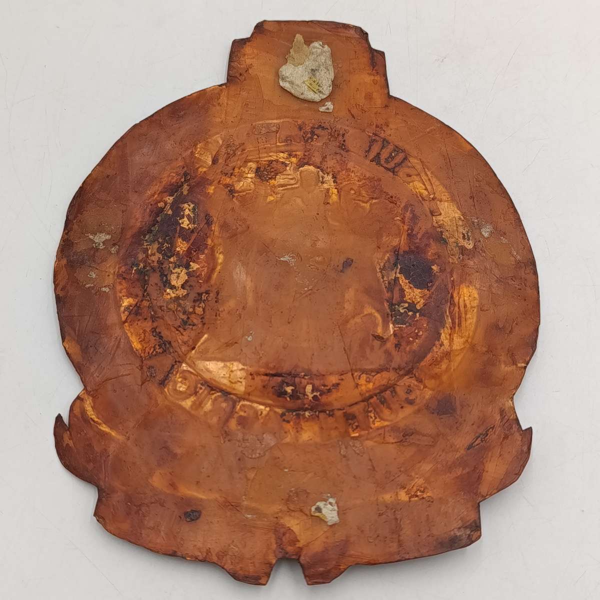 SA Railway Police copper plaque