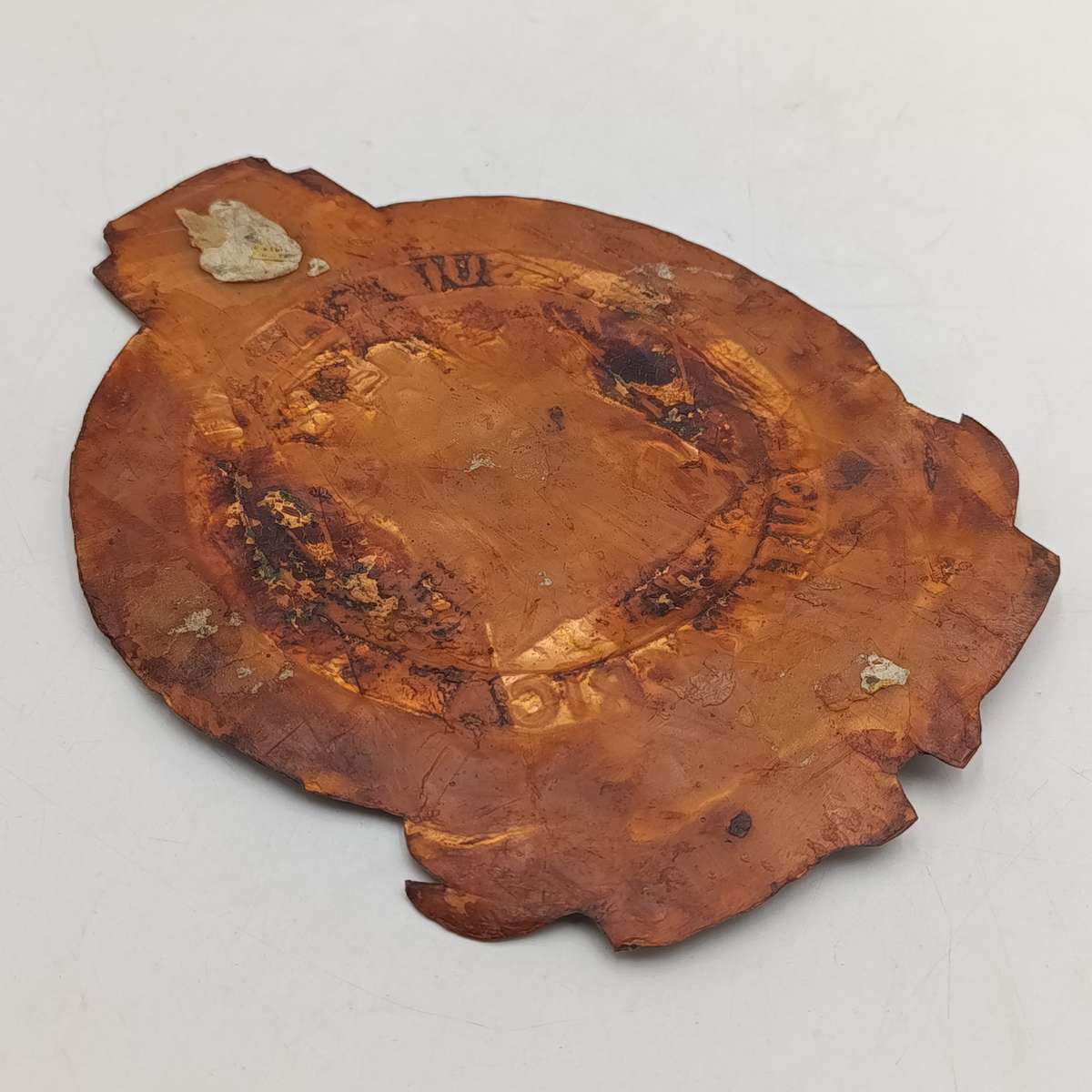 SA Railway Police copper plaque