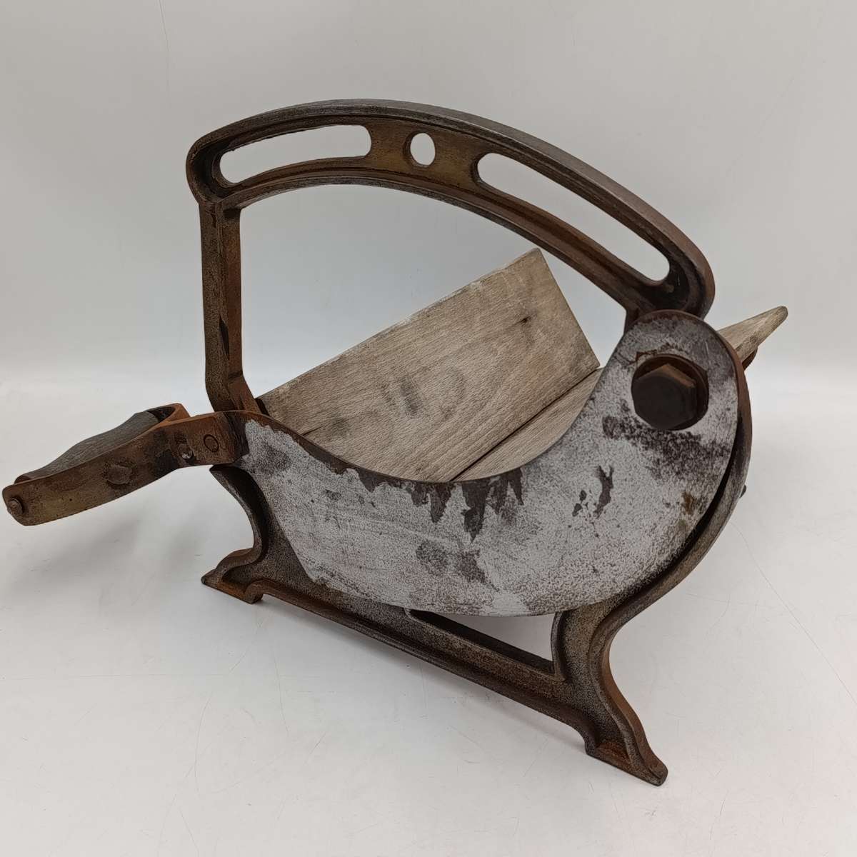 Antique French baquette bread slicer