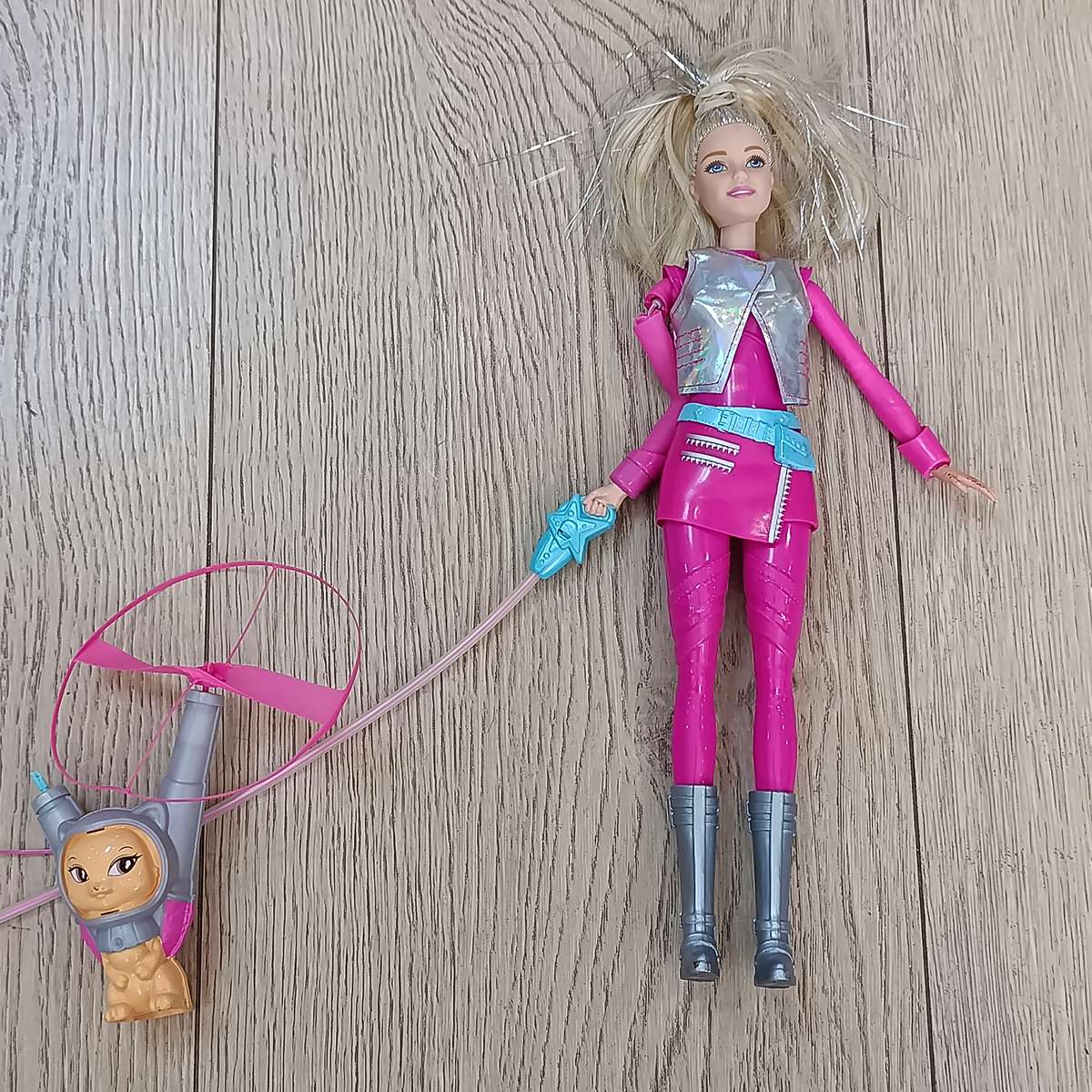 Barbie Star Light Adventure Galaxy Castle playset - some pieces missing - Including two Barbies