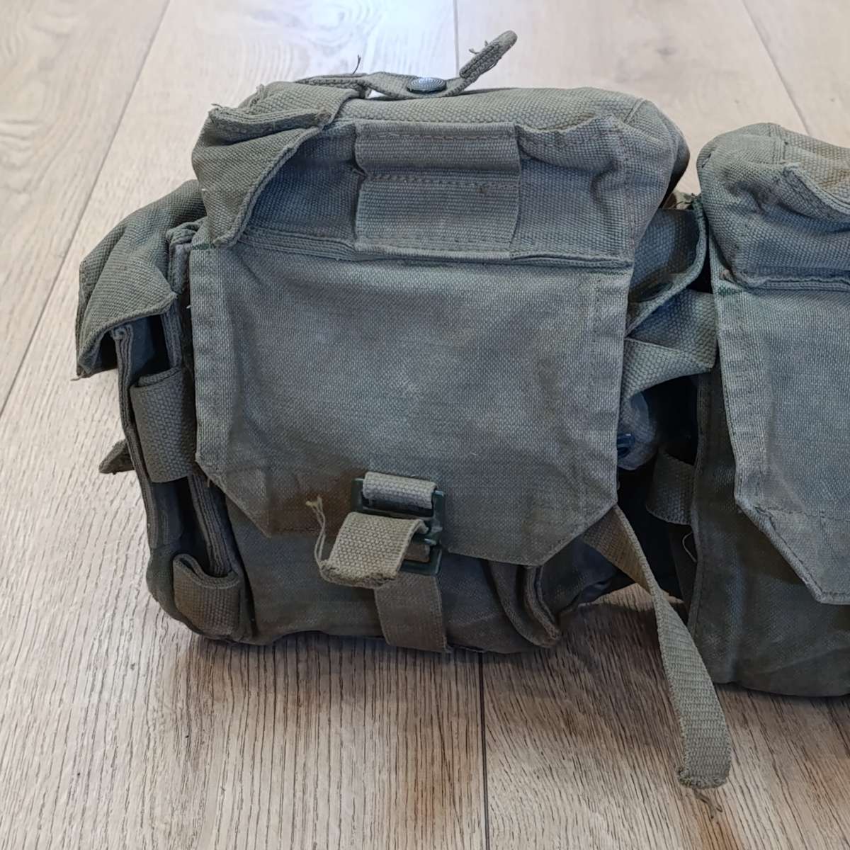 SADF Webbing kidney pouches and Yoke with water bottle