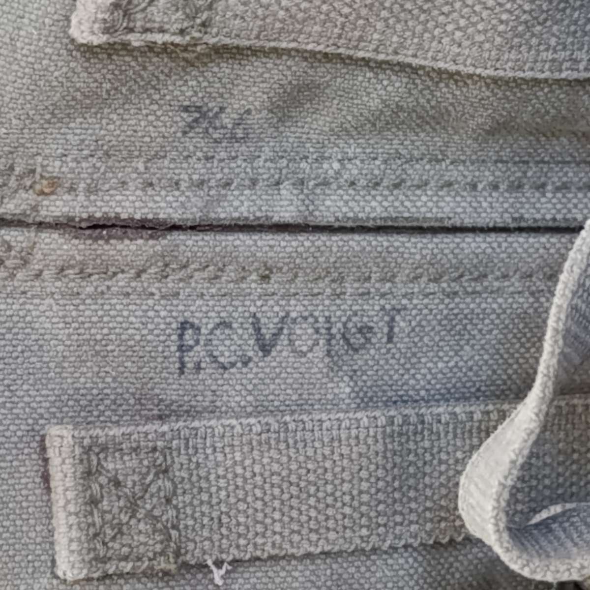 SADF Webbing kidney pouches and Yoke with water bottle