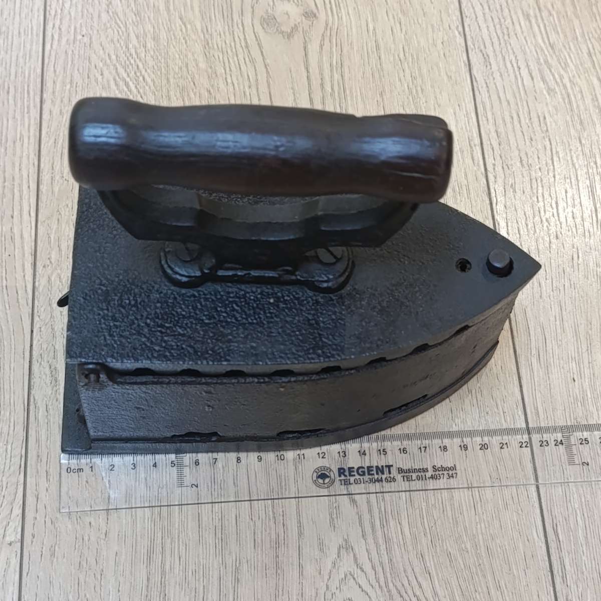 Antique Cast iron Sad iron - hinge broken