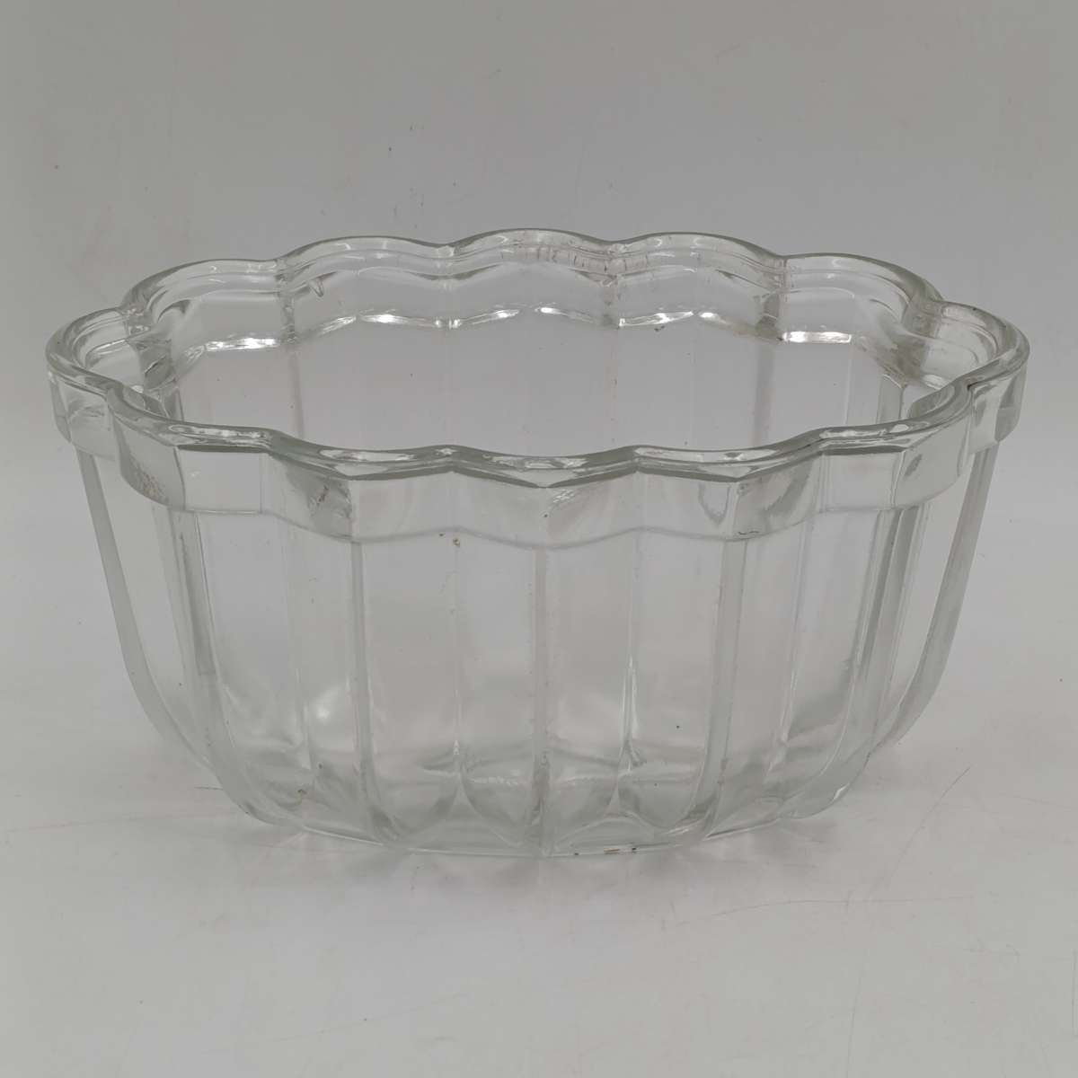 Antique glass jelly mould
