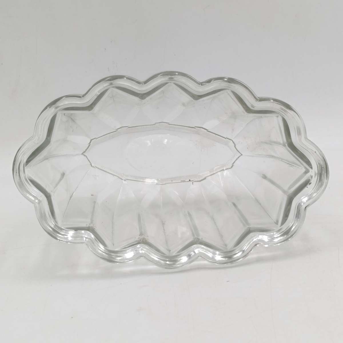 Antique glass jelly mould