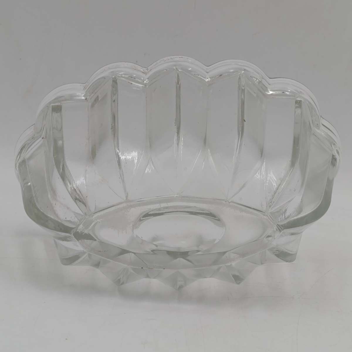 Antique glass jelly mould