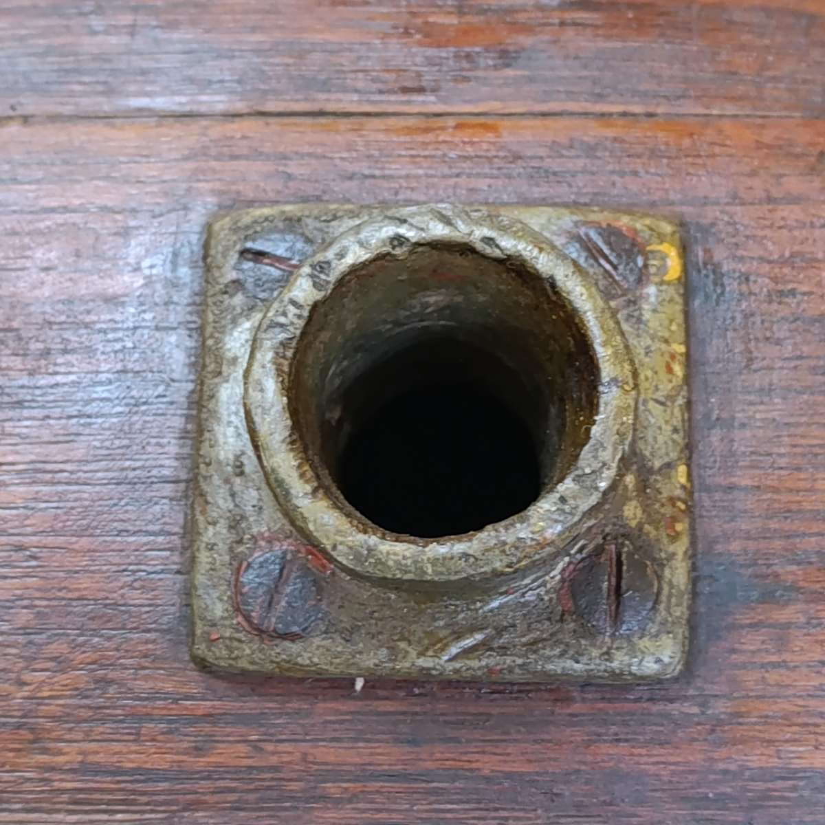 Antique Ox-wagon wooden water barrel - repaired