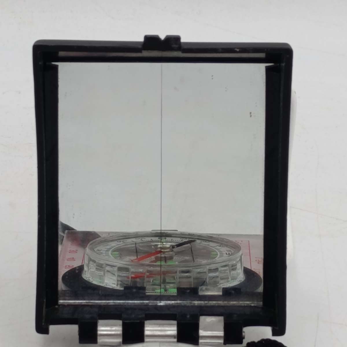 Ultratec mirror pocket compass in pouch