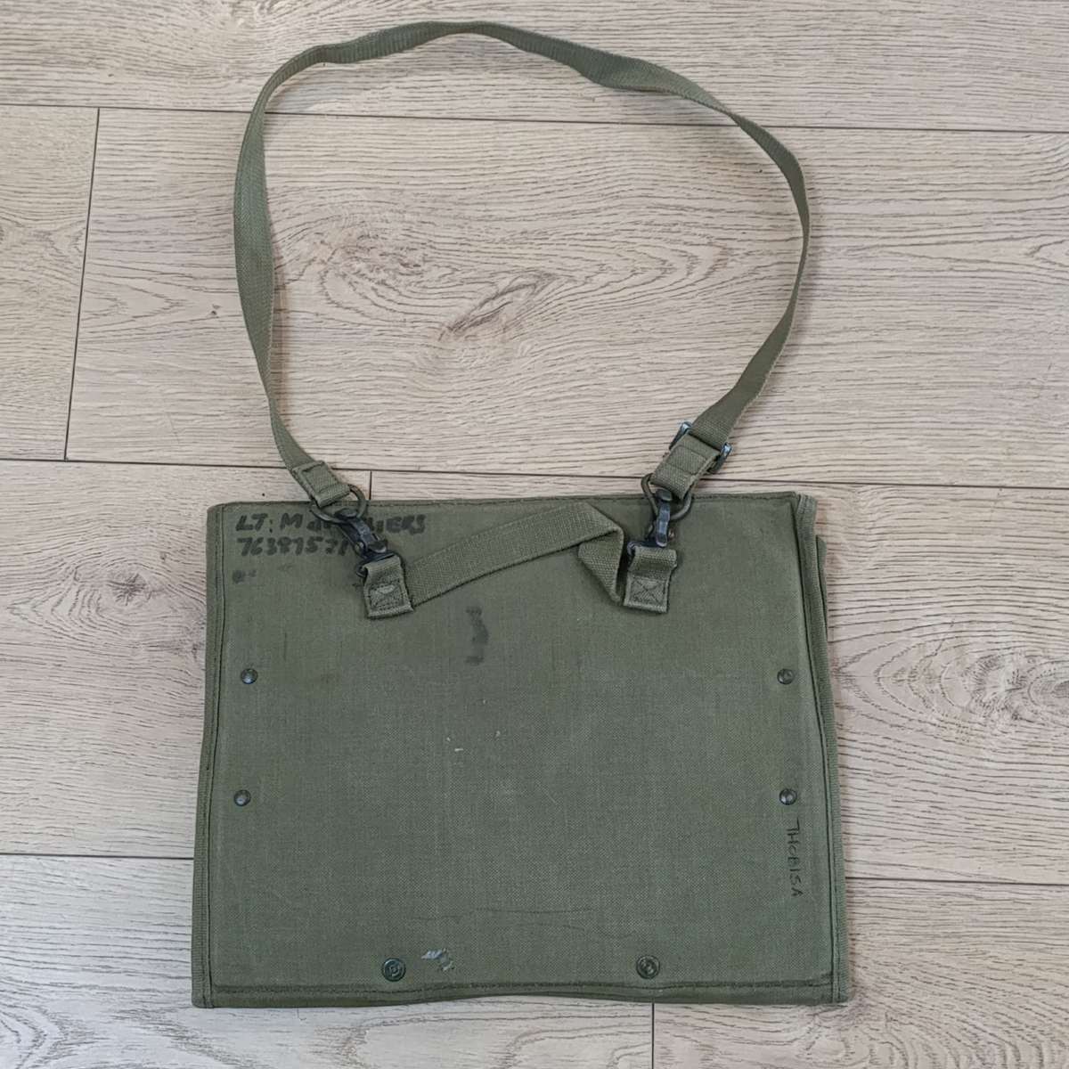 SADF officer's canvas map/document bag