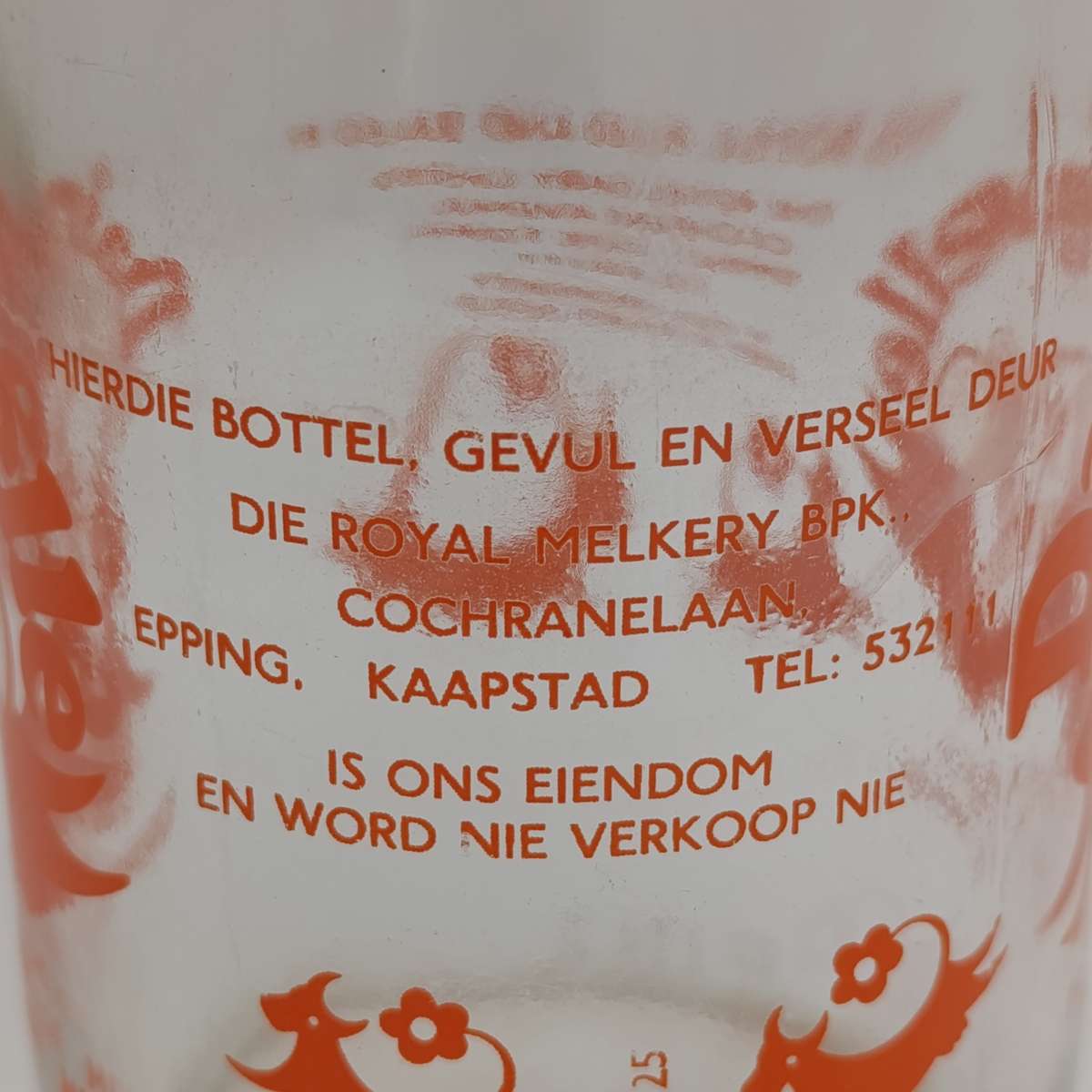 Vintage DairyBelle glass milk bottle