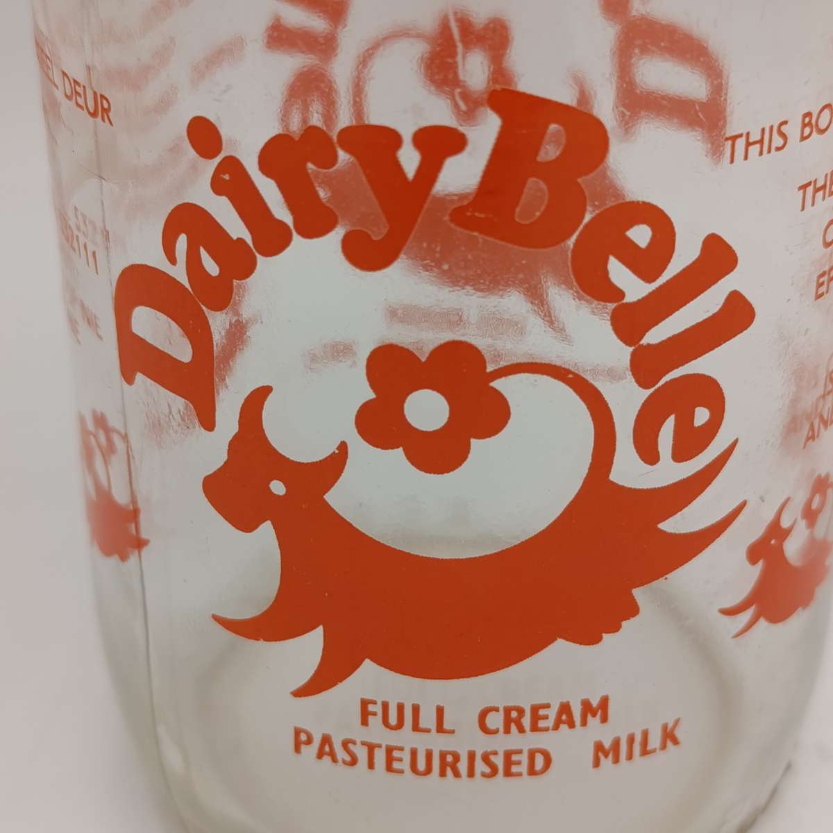 Vintage DairyBelle glass milk bottle