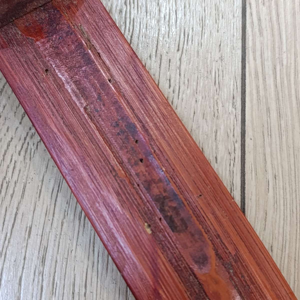 Handmade bow and arrows in quiver - possibly from Guinea