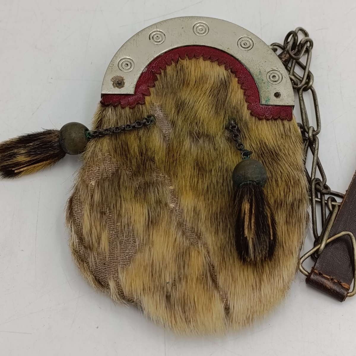 Vintage Kilt Sporran  plus pair of Scottish socks