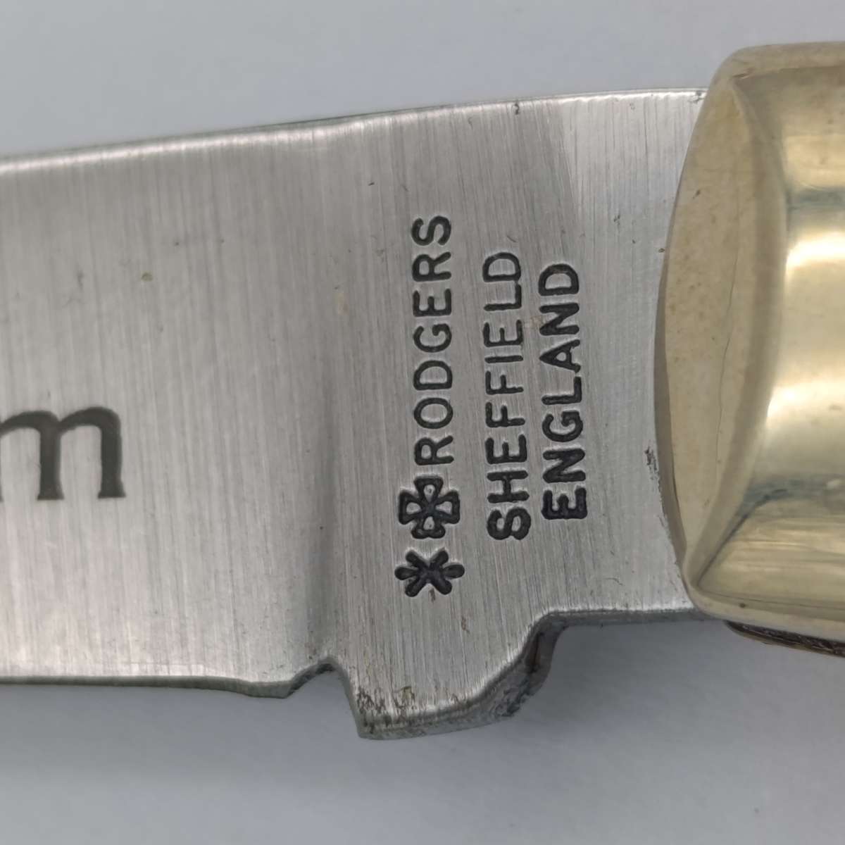 Joseph Rodgers pocket knife in box - Sanlam branding on blade