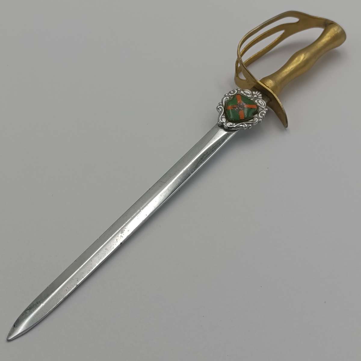 Vintage SADF Danie Theron combat school letter opener sword
