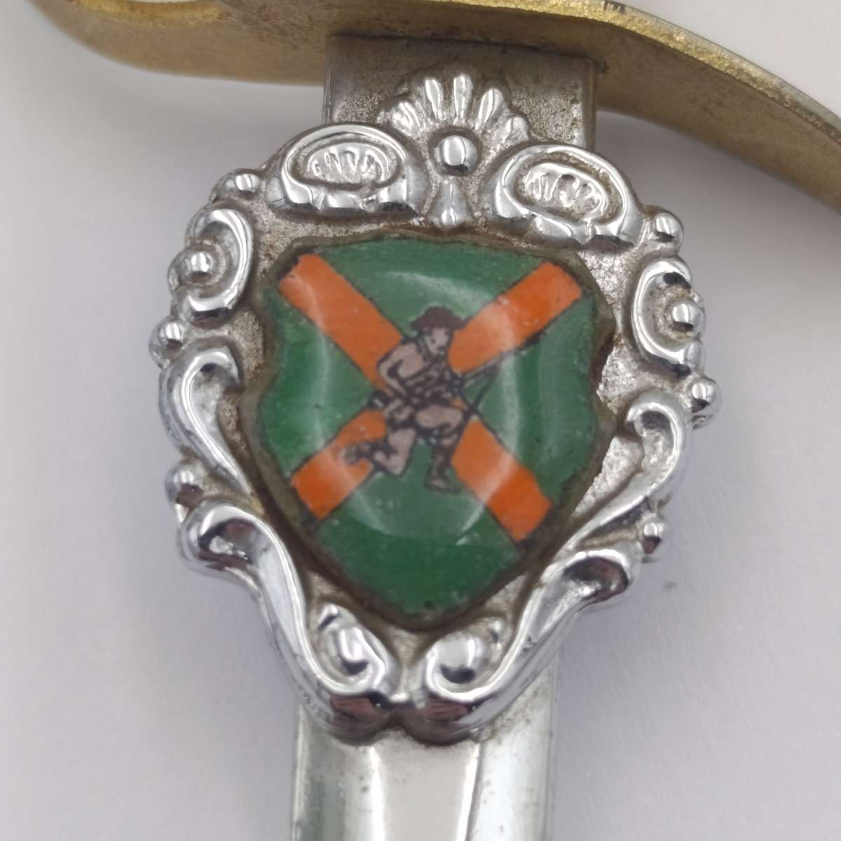 Vintage SADF Danie Theron combat school letter opener sword