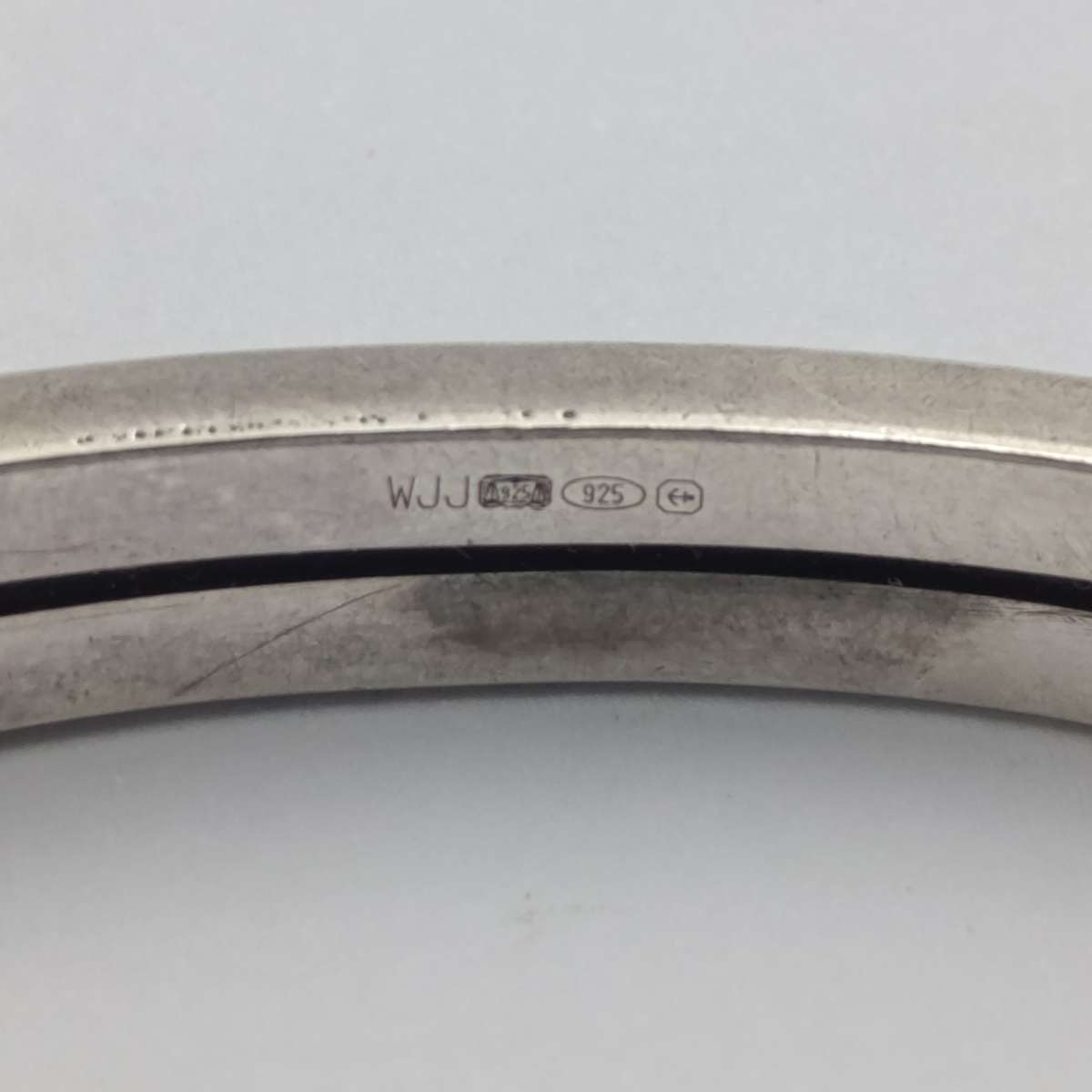 Sterling Silver double band bangle - weighs 19,0g