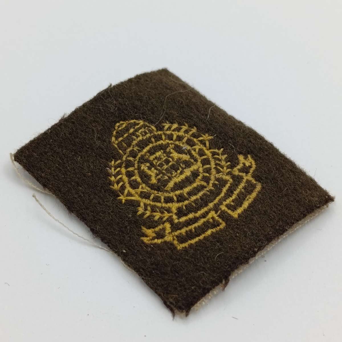 SA Railway Police field dress cap badge