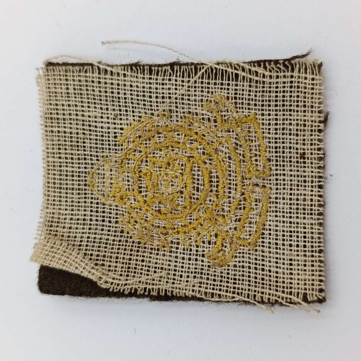 SA Railway Police field dress cap badge