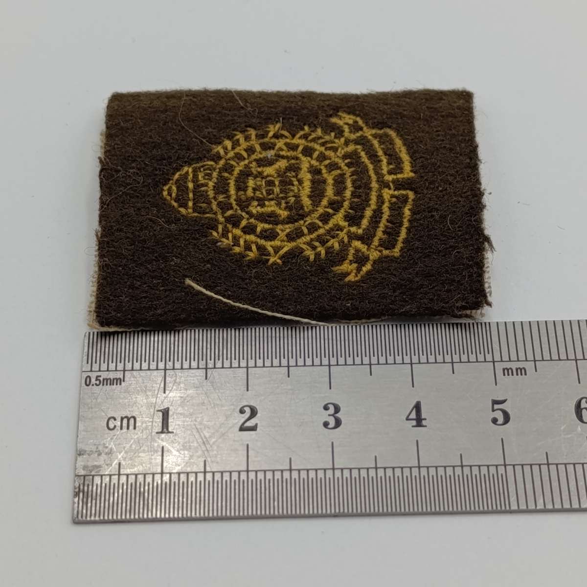 SA Railway Police field dress cap badge