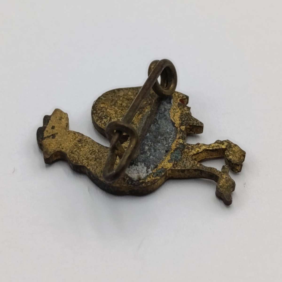 Vintage French rugby rooster pin badge