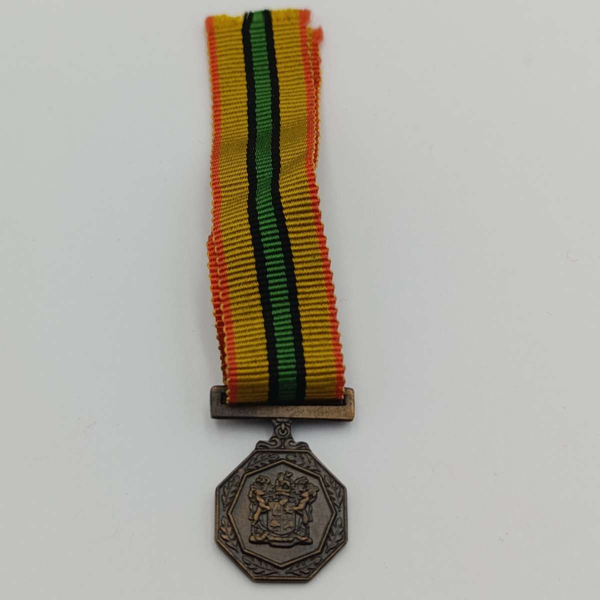 SA Railway Police miniature faithful service medal