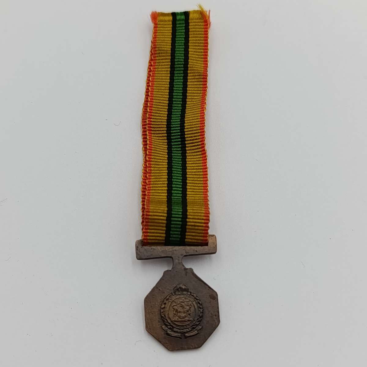 SA Railway Police miniature faithful service medal
