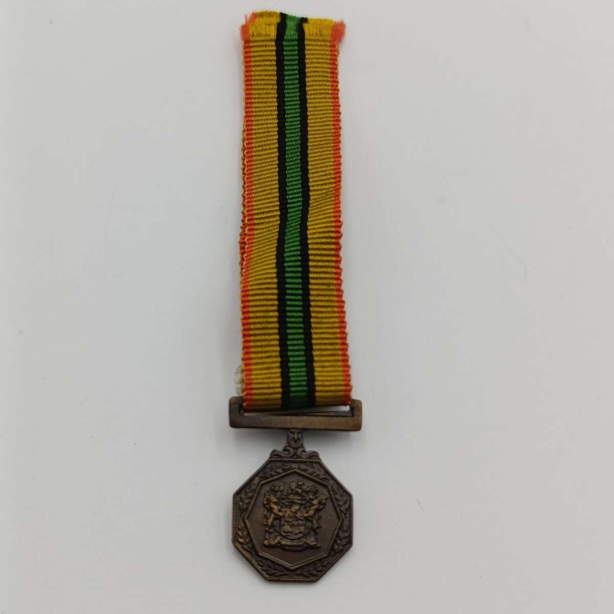 SA Railway Police miniature faithful service medal