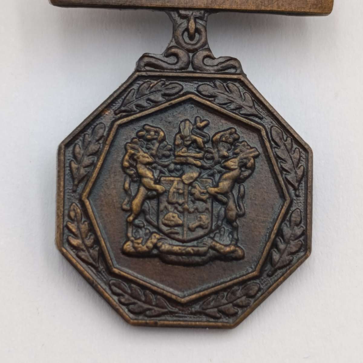 SA Railway Police miniature faithful service medal