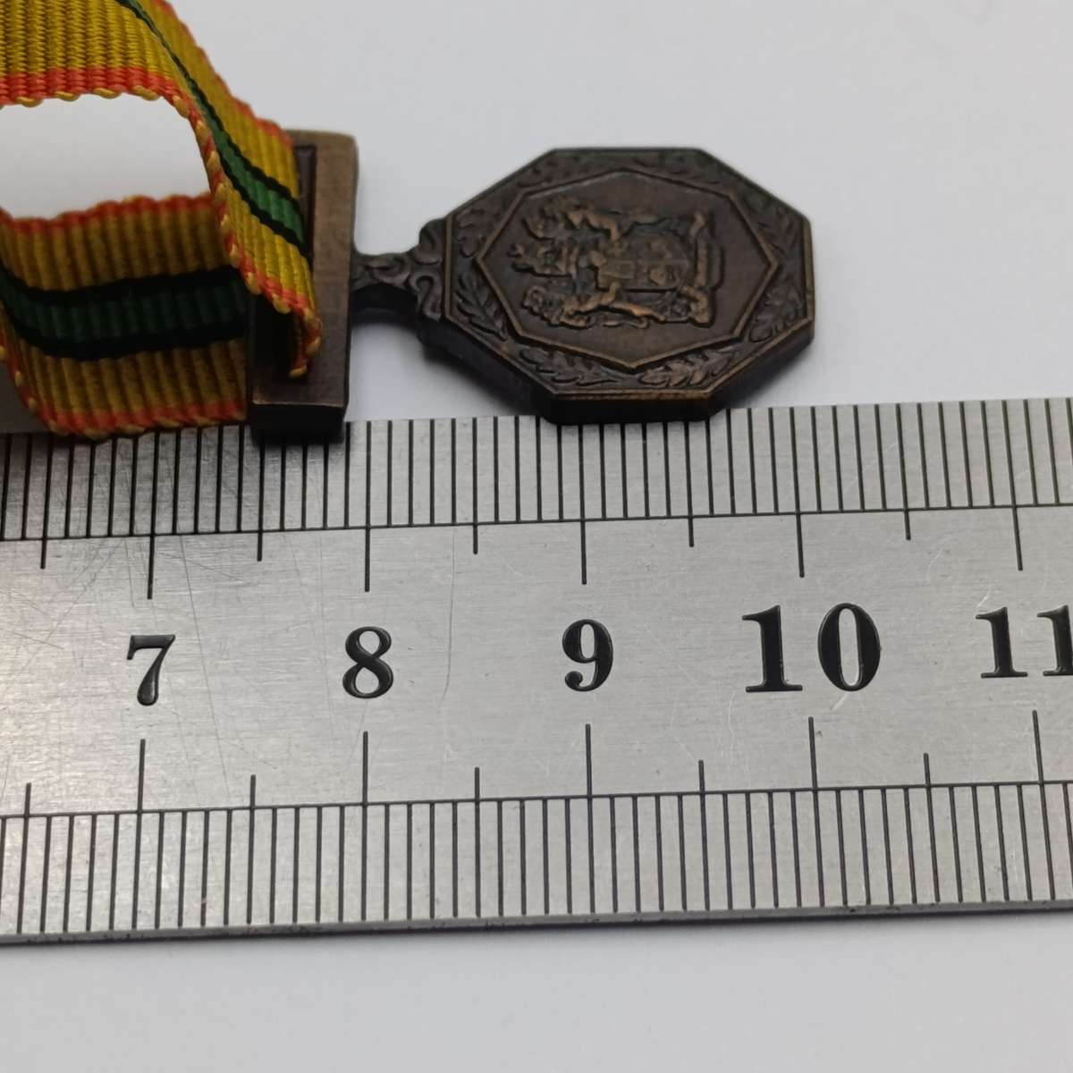 SA Railway Police miniature faithful service medal
