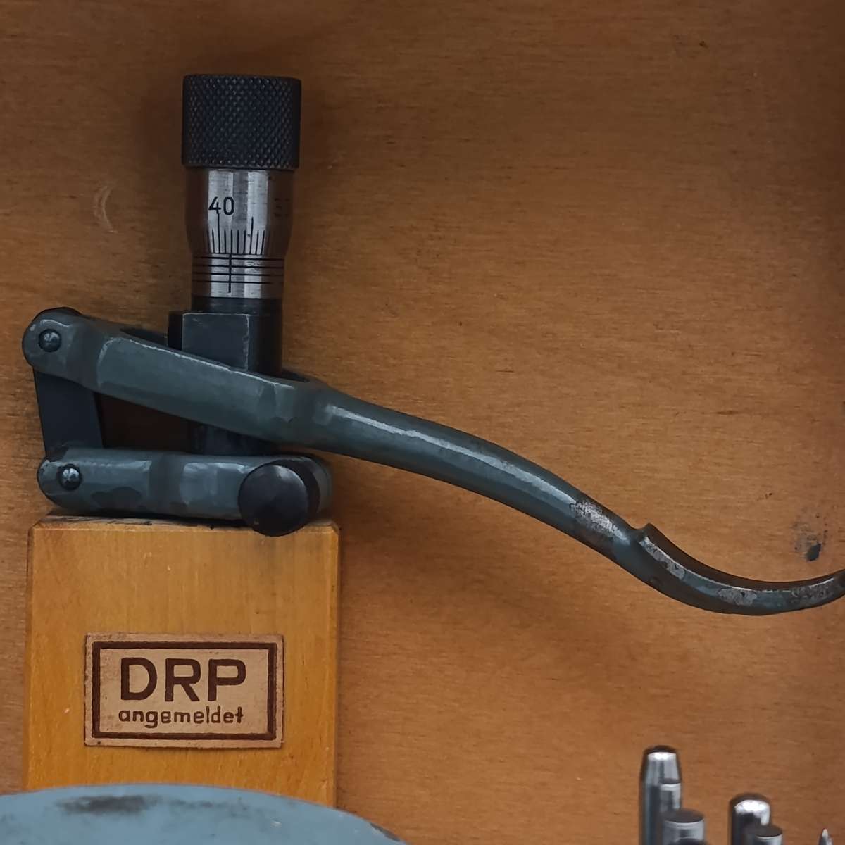 Vintage Boley watchmaker punch tool set in case