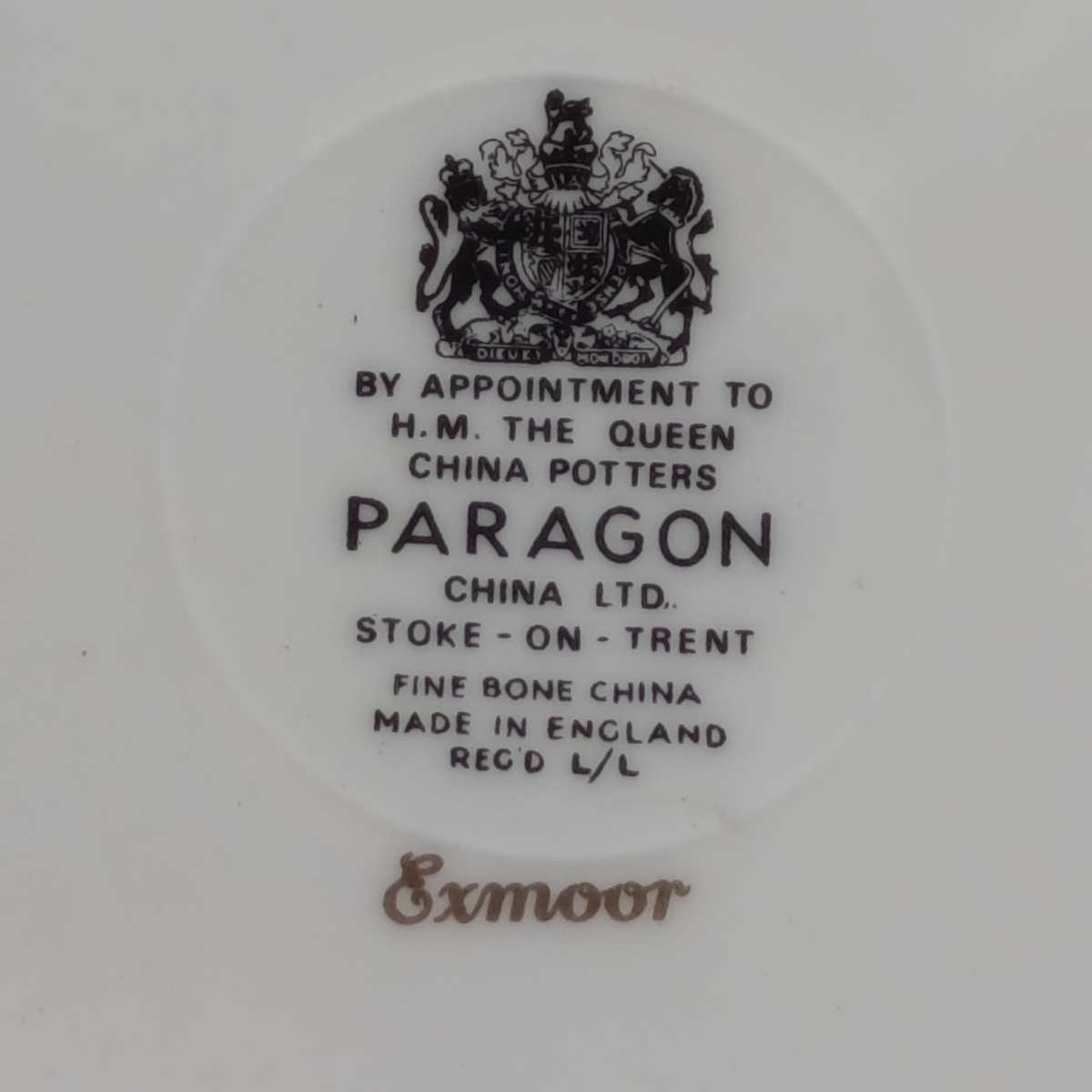 Vintage Paragon exmoor porcelain trio