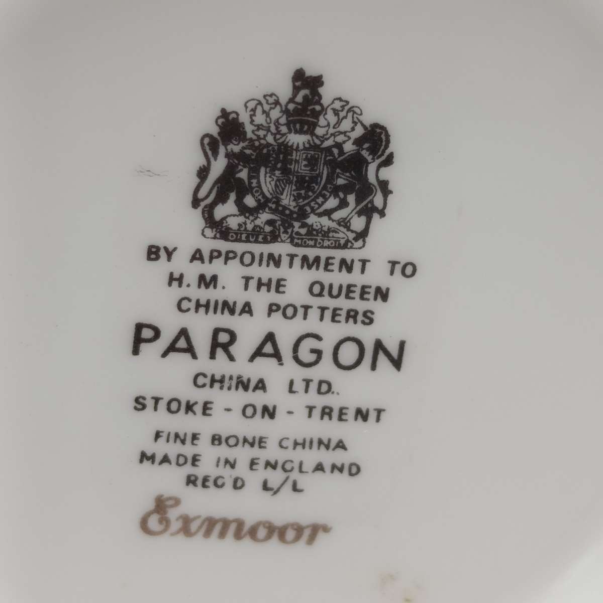 Vintage Paragon Exmoor porcelain milk jug