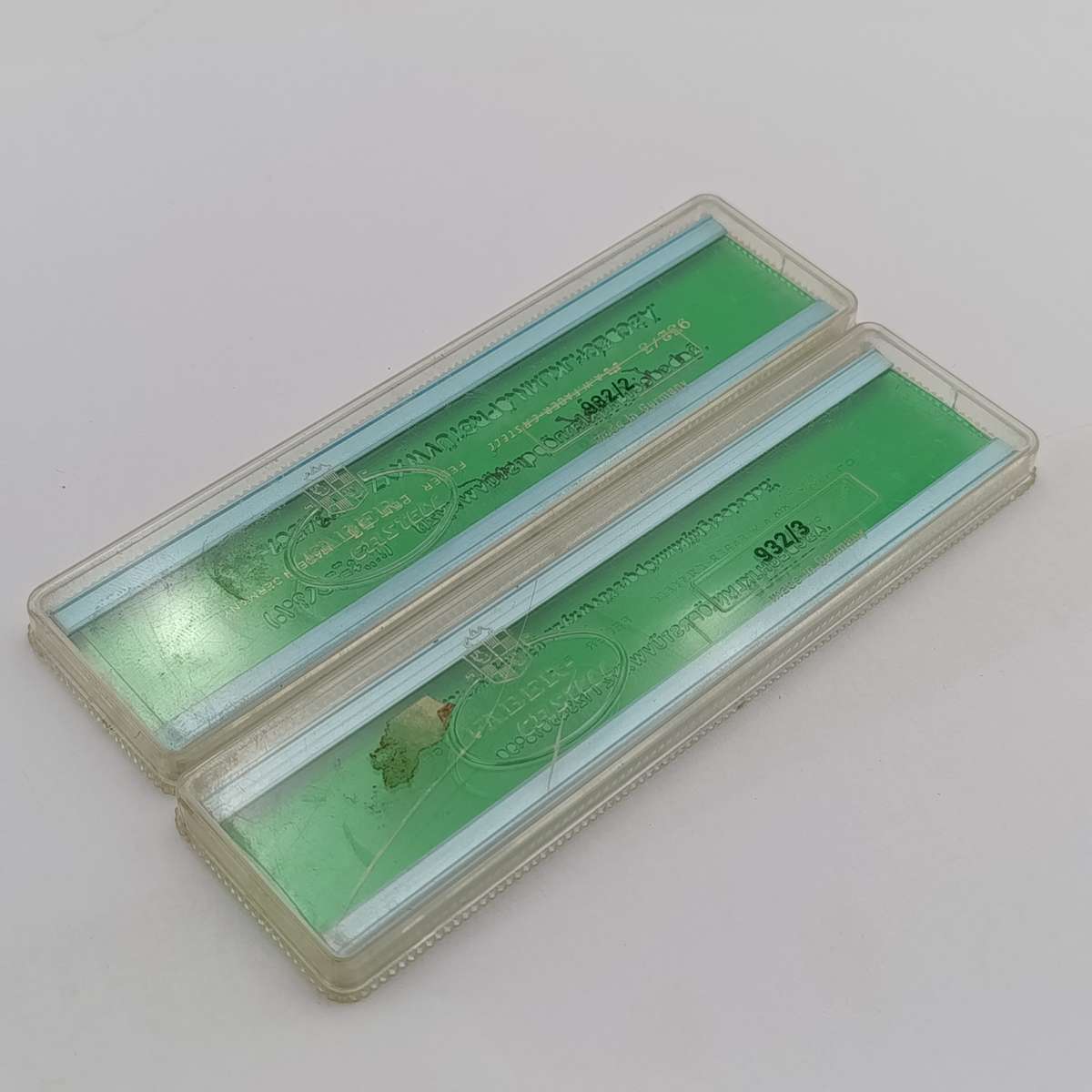 Vintage Faber-Castell lettering pen and stencil set with 5 nibs