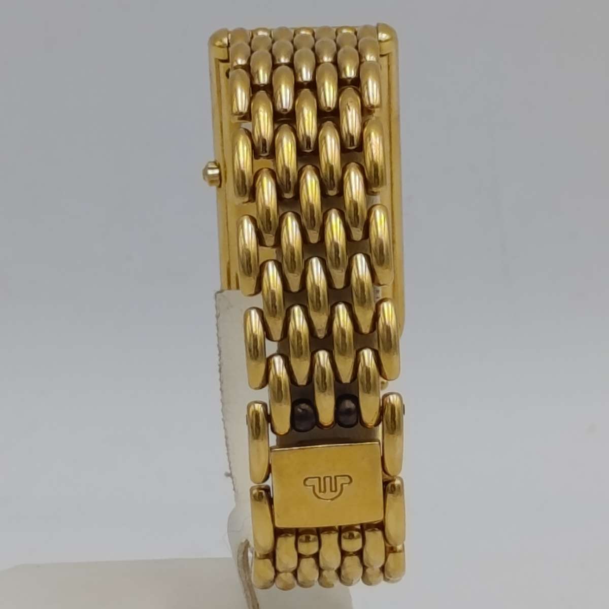 Maurice Lacroix Gold Electroplated G10 rectangular unisex quartz watch - working