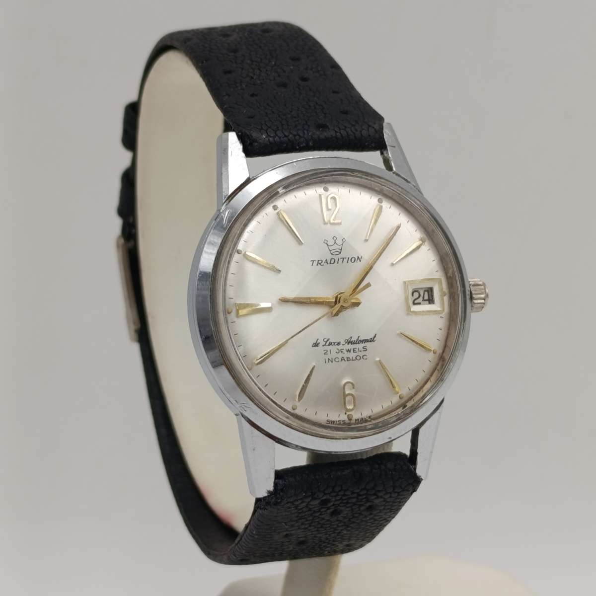 Vintage Tradition de Luxe Automat mens mechanical watch - working