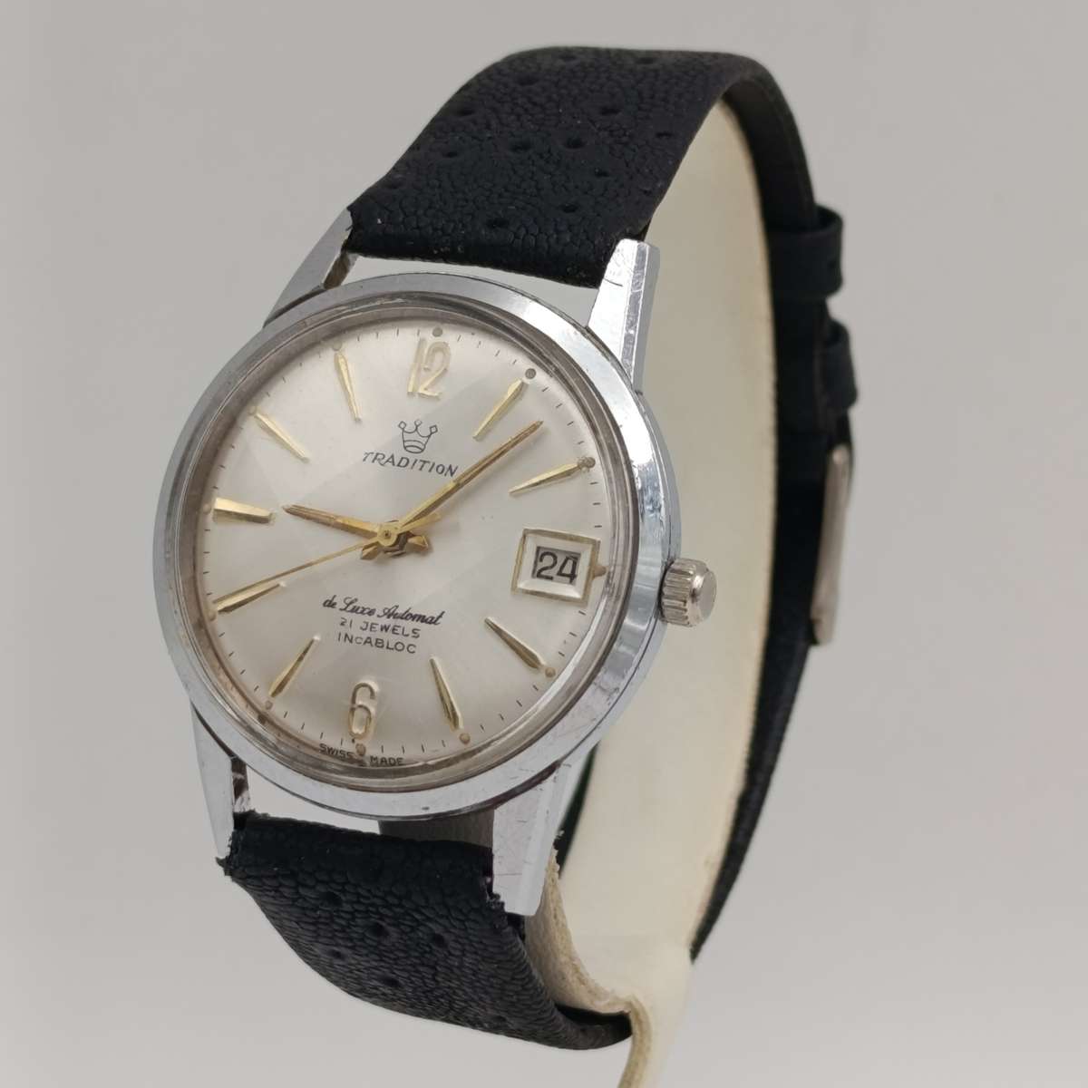 Vintage Tradition de Luxe Automat mens mechanical watch - working