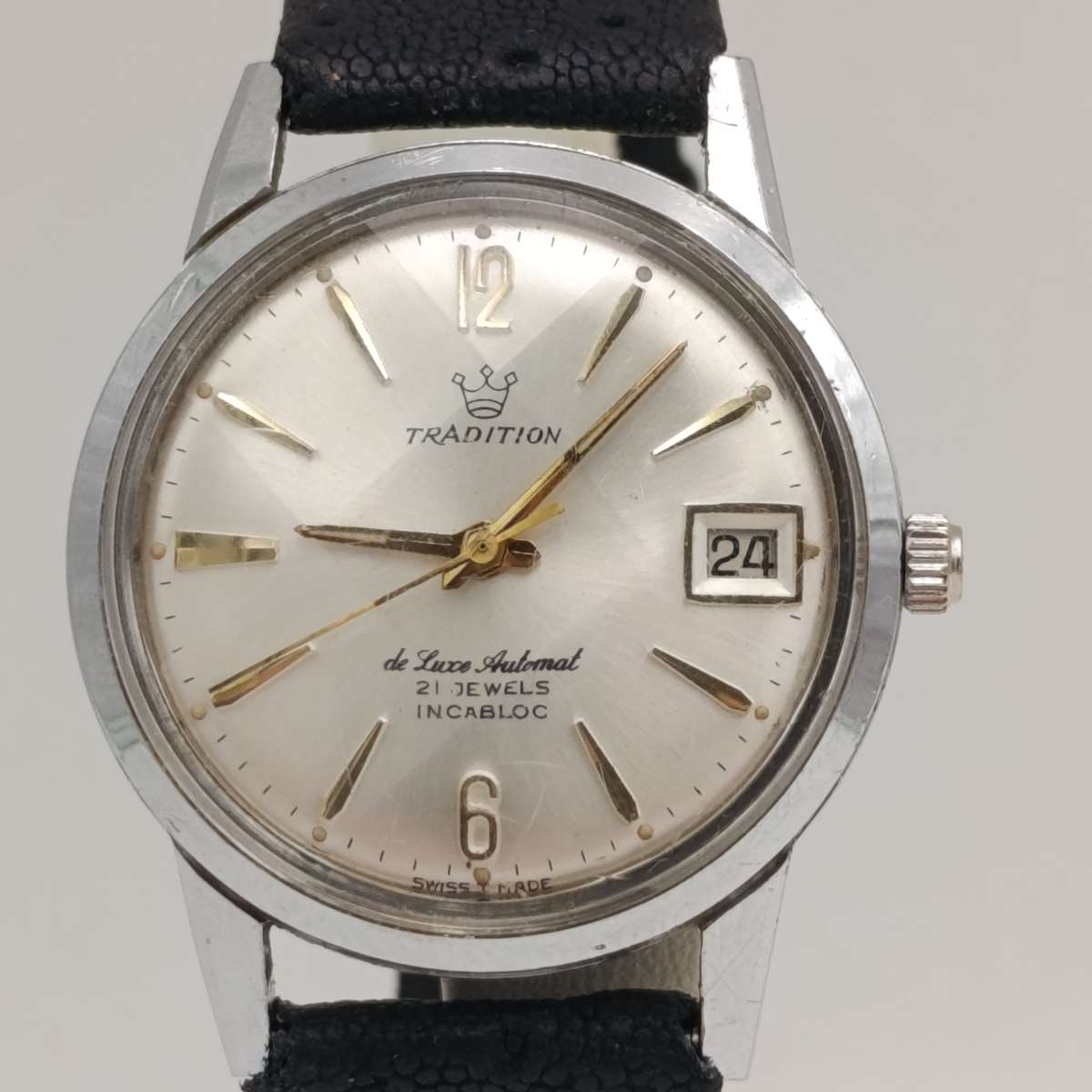 Vintage Tradition de Luxe Automat mens mechanical watch - working