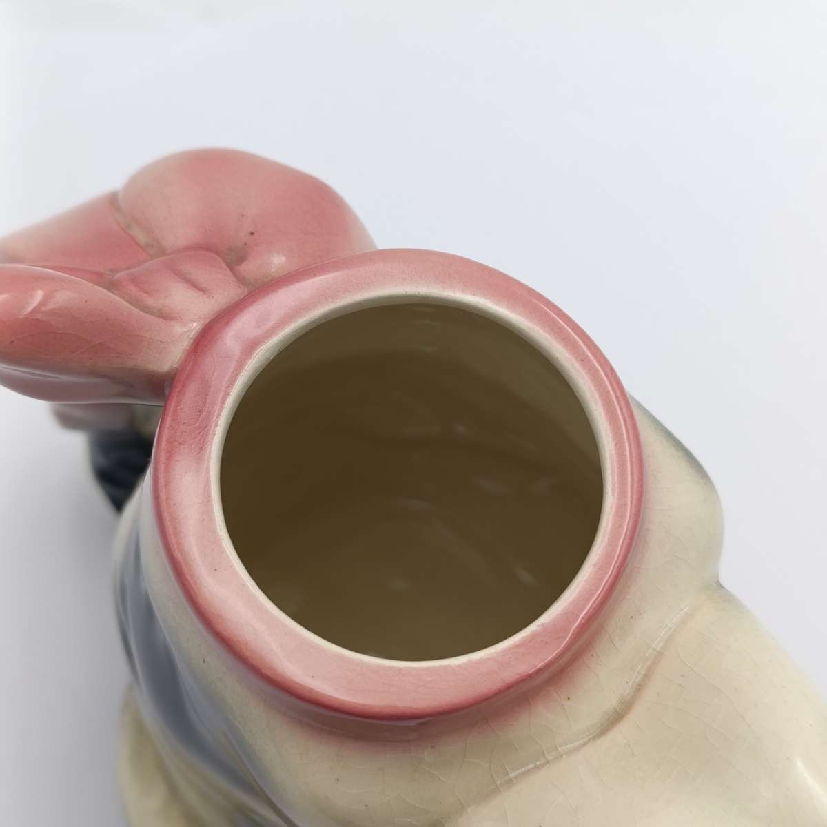 Vintage dog shaped porcelain teapot - marked 6702B