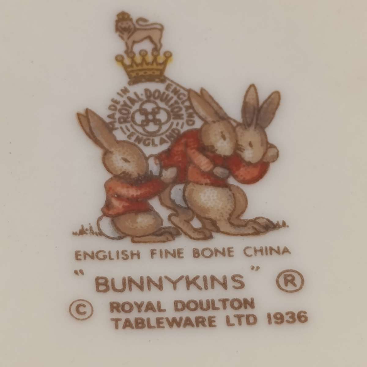 Vintage Royal Doulton Bunnykins two handle mug