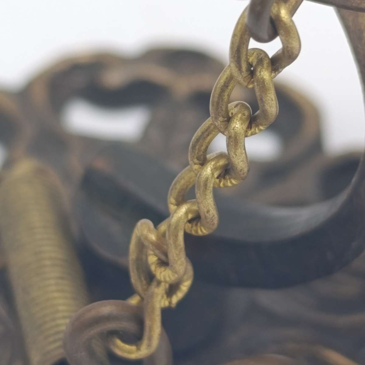 Vintage brass door bell