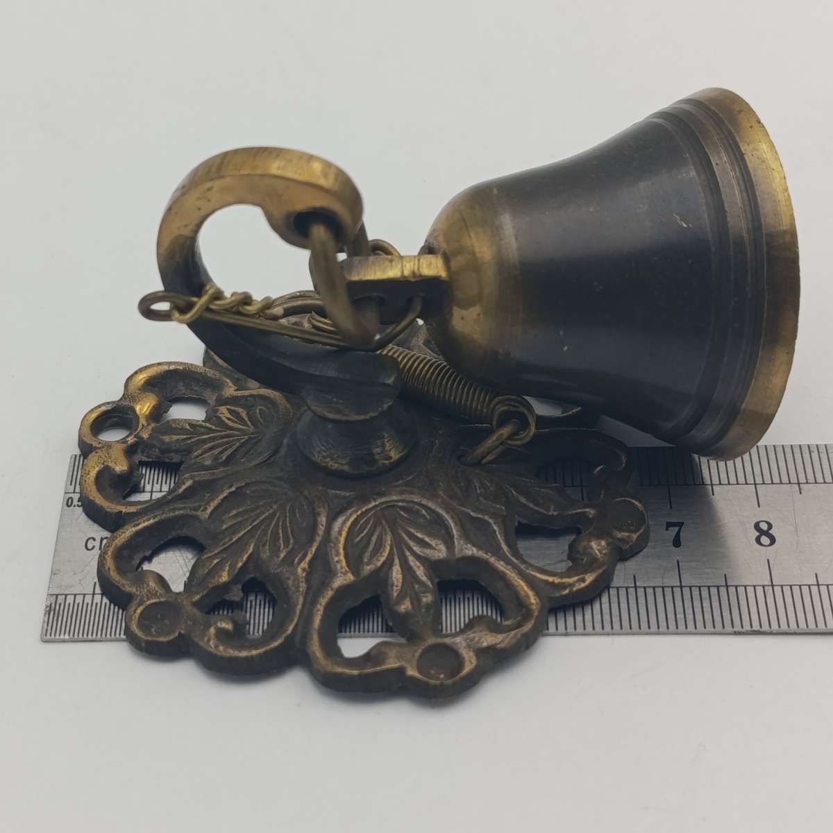 Vintage brass door bell